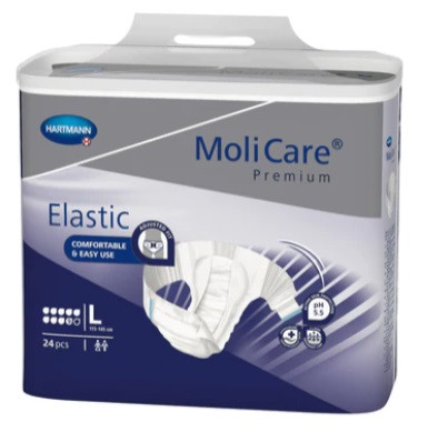 MoliCare® Premium Elastic Inkontinenzslip, 10 Tropfen, Größe L