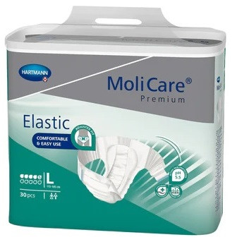 MoliCare® Premium Elastic Inkontinenzslip, 5 Tropfen, Größe L