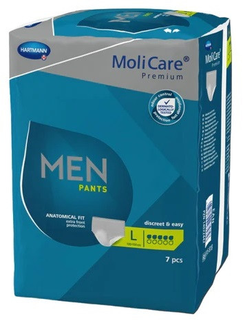 MoliCare® Premium Men Pants Inkontinenz-Unterhose, 5 Tropfen L