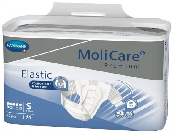 MoliCare® Premium Elastic Inkontinenzslip, 6 Tropfen, Größe S