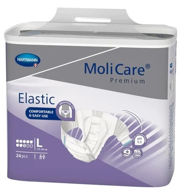 MoliCare® Premium Elastic Inkontinenzslip, 8 Tropfen, Größe L