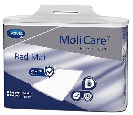 MoliCare® Premium Bed Mat Bettschutzeinlage, Saugstärke 9 Tropfen, 60x60