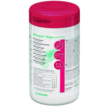 Meliseptol® Wipes sensitive, Flächendesinfektion, 60 Tücher, Spenderbox